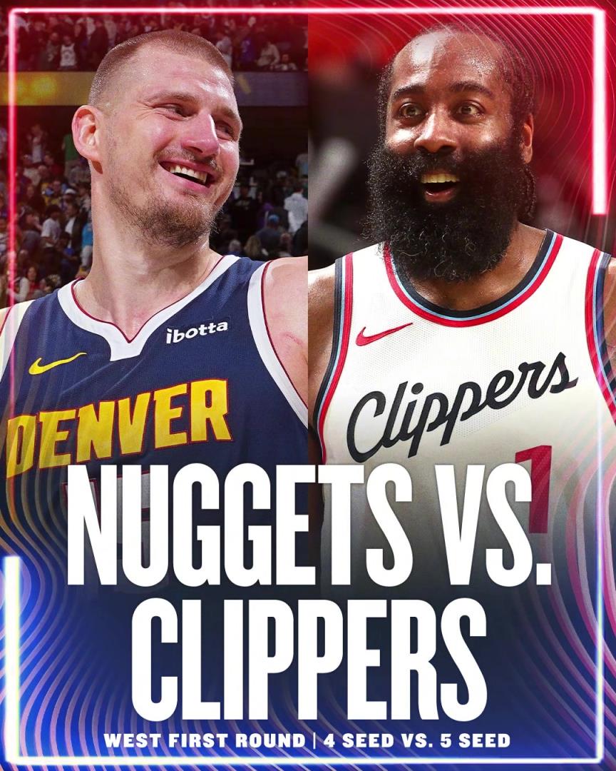 帶隊的神！哈登率快船鎖定西部第5，生涯從未缺席過季后賽！